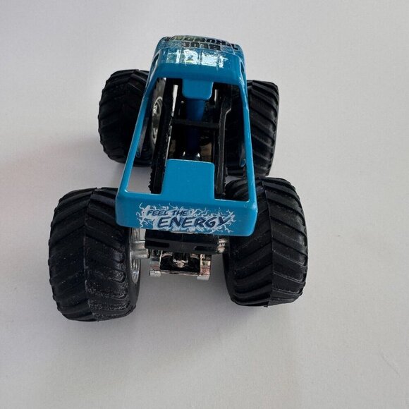 Very Rare Hot‎ Wheels Monster Jam Blue  Thunder Under Cover 1:64 - Picture 2 of 4
